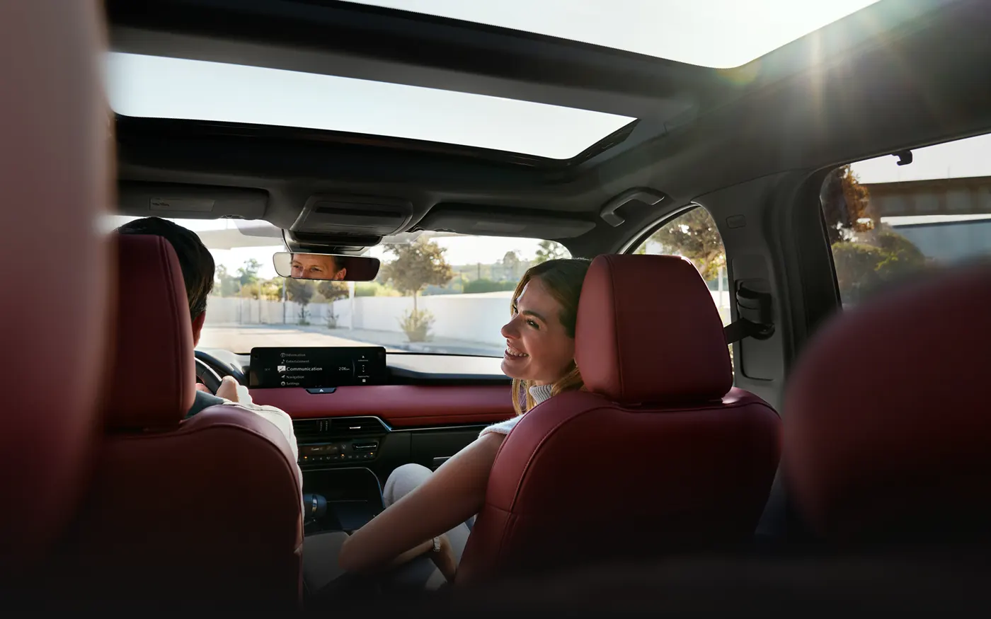 Friends riding in the 2-row 2027 Mazda CX-90 | Mazda Of Fargo in Fargo ND
